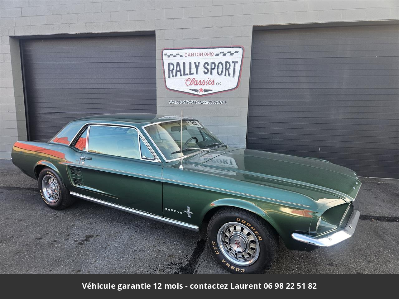 Ford Mustang coupé verte de 1967, ancienne annonce 160318